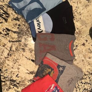 Graphic T-Shirts Bundle Polo, Gap, Hurleyx2, Lucky